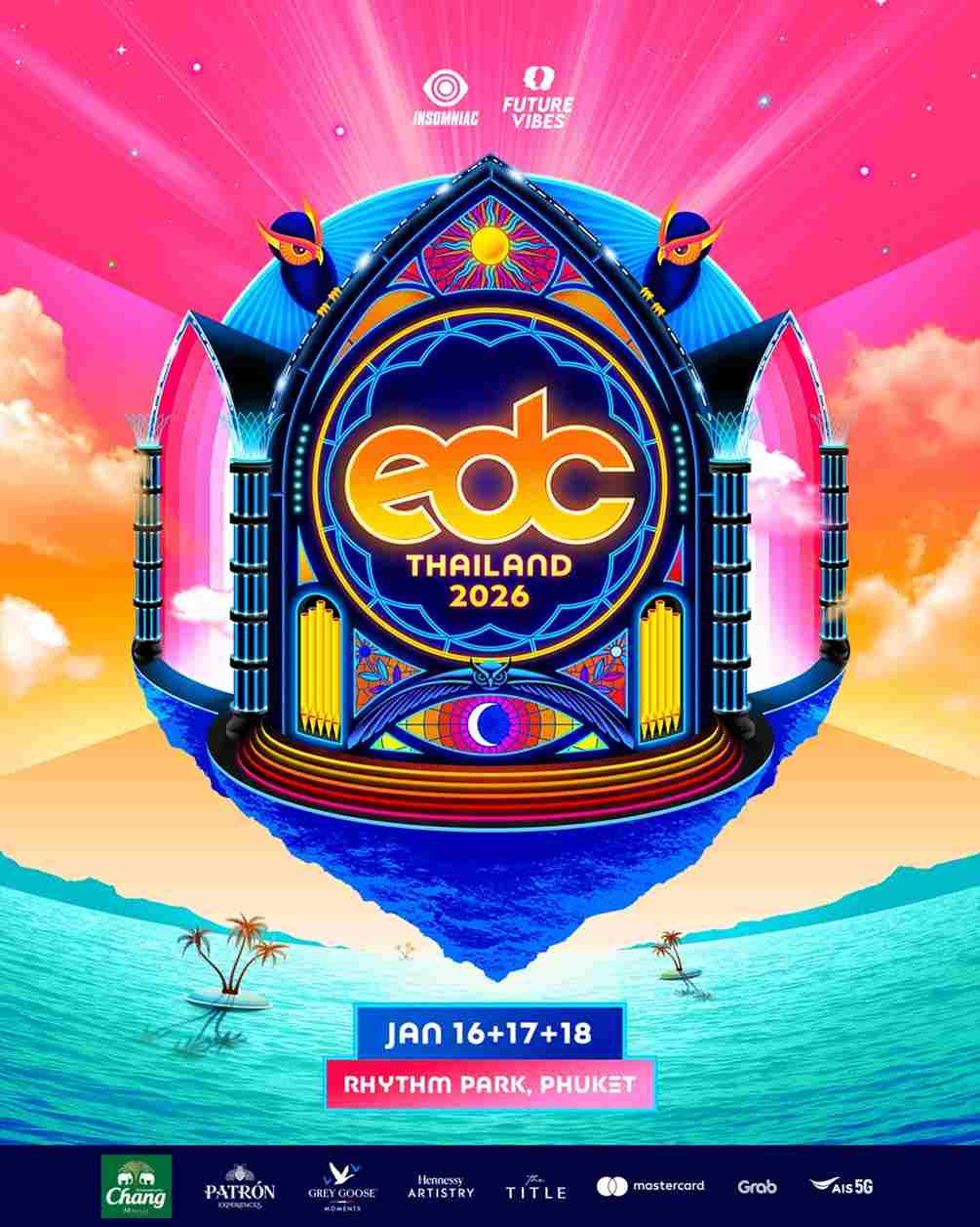 EDC Thailand 2026: amikor a zene, kreativitás és utazás találkozik Phuket-en